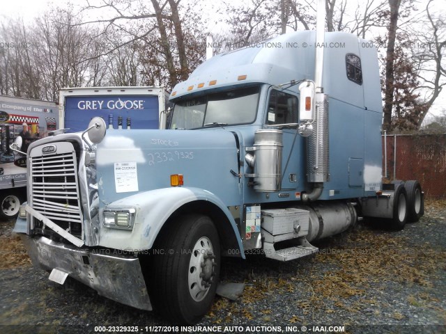 1FUPCSZB6YDA97257 - 2000 FREIGHTLINER CONVENTIONAL FLD120 BLUE photo 2