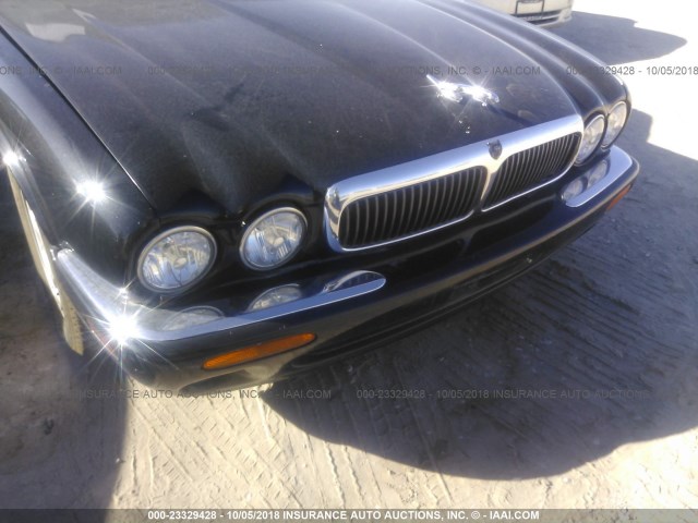 SAJHX1243WC813166 - 1998 JAGUAR XJ8 BLACK photo 6