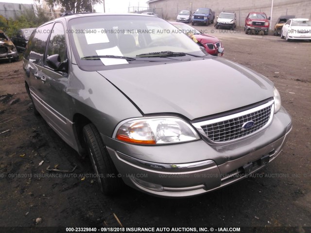 2FMDA53433BDAA768 - 2003 FORD WINDSTAR SEL GRAY photo 1