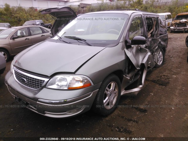 2FMDA53433BDAA768 - 2003 FORD WINDSTAR SEL GRAY photo 2