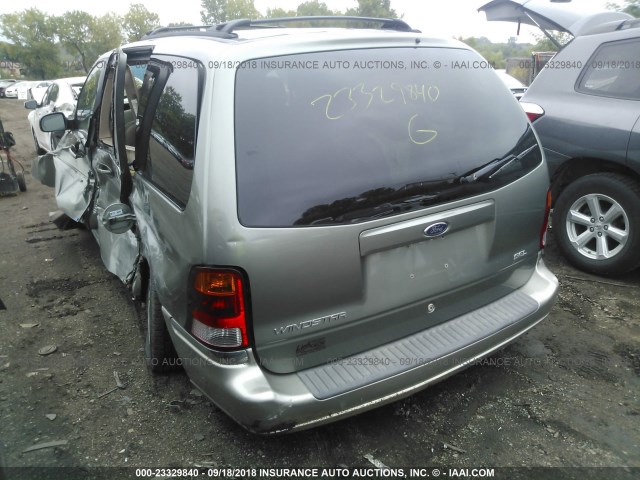 2FMDA53433BDAA768 - 2003 FORD WINDSTAR SEL GRAY photo 3