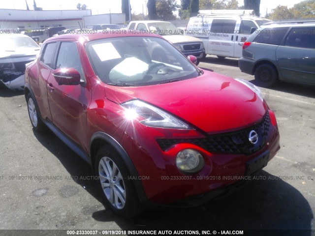 JN8AF5MR0FT502222 - 2015 NISSAN JUKE S/SV/SL/NISMO RED photo 1