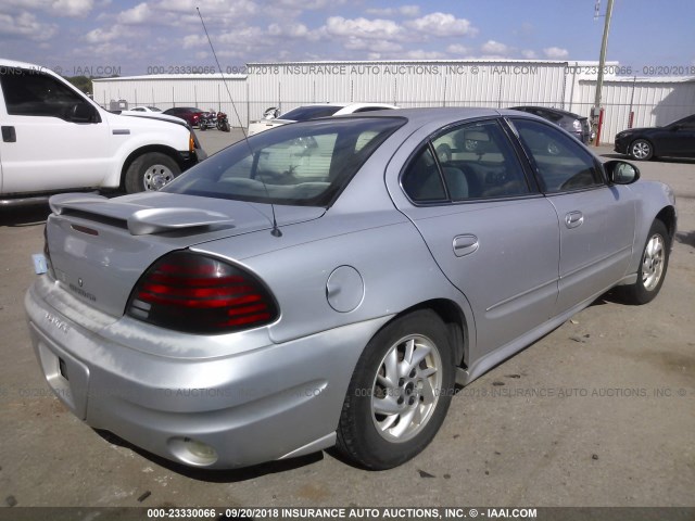 1G2NF52E24M638022 - 2004 PONTIAC GRAND AM SE1 SILVER photo 4