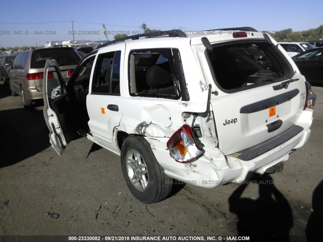1J4GW48N24C272035 - 2004 JEEP GRAND CHEROKEE LAREDO/COLUMBIA/FREEDOM 白色 照片 3