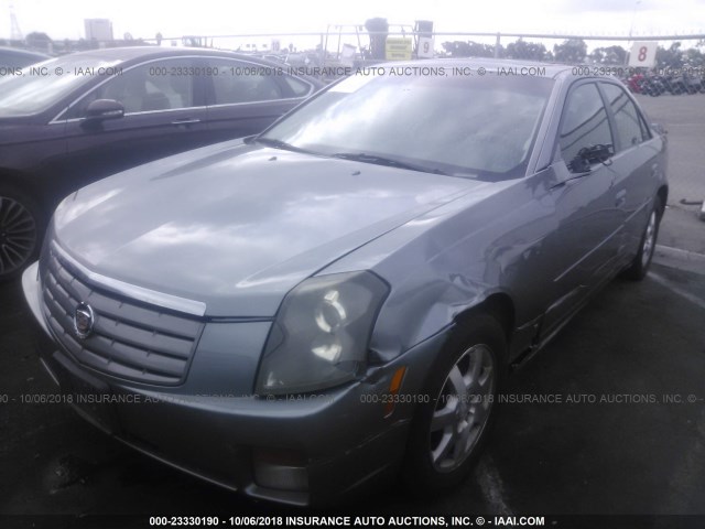 1G6DP577660132009 - 2006 CADILLAC CTS HI FEATURE V6 GRAY photo 2