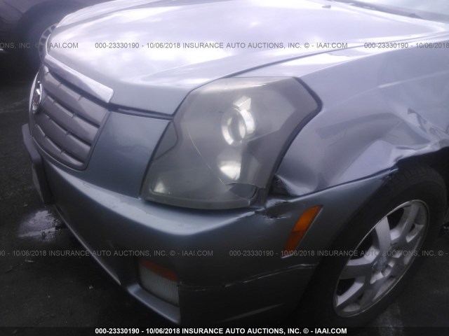 1G6DP577660132009 - 2006 CADILLAC CTS HI FEATURE V6 GRAY photo 6