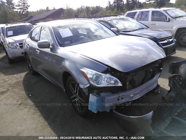 JN1BY1AR8BM373886 - 2011 INFINITI M37 X GRAY photo 1