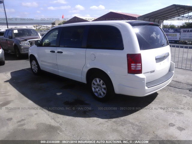 2A8HR44H28R721737 - 2008 CHRYSLER TOWN & COUNTRY LX WHITE photo 3