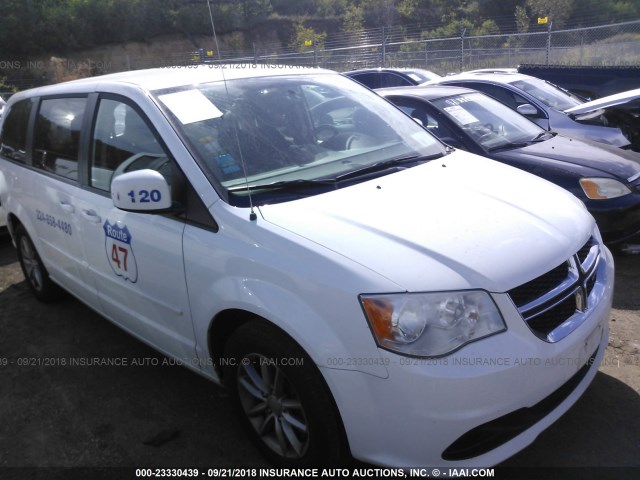 2C4RDGBG2FR691349 - 2015 DODGE GRAND CARAVAN SE WHITE photo 1