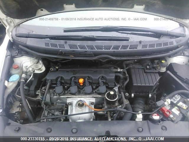 19XFA1F94BE007174 - 2011 HONDA CIVIC EXL WHITE photo 10