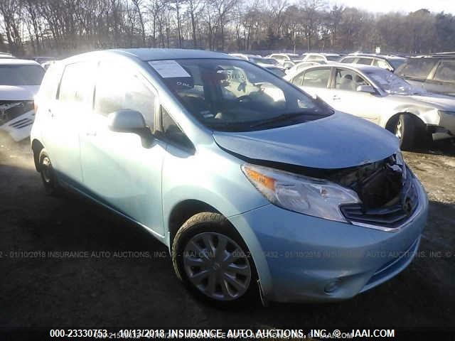 3N1CE2CP6EL385340 - 2014 NISSAN VERSA NOTE S/S PLUS/SV/SL Light Blue photo 1
