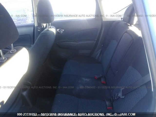 3N1CE2CP6EL385340 - 2014 NISSAN VERSA NOTE S/S PLUS/SV/SL Light Blue photo 8