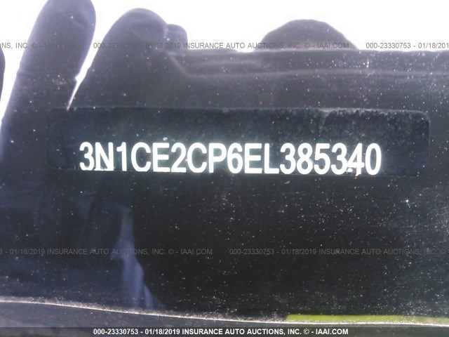 3N1CE2CP6EL385340 - 2014 NISSAN VERSA NOTE S/S PLUS/SV/SL Light Blue photo 9