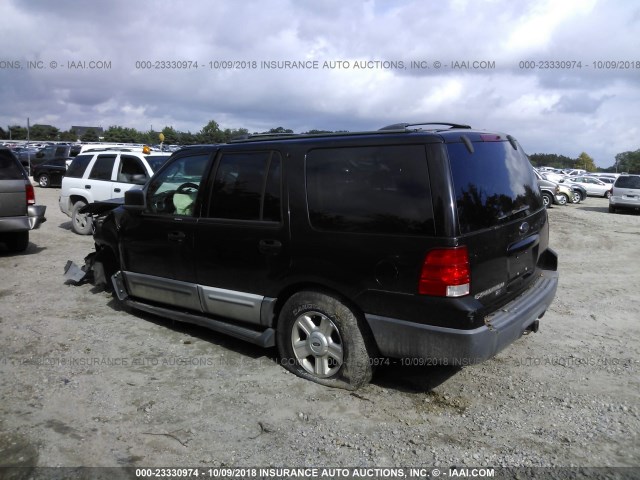 1FMFU16L23LA90885 - 2003 FORD EXPEDITION XLT BLACK photo 3