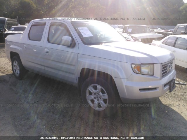 2HJYK16467H505720 - 2007 HONDA RIDGELINE RTS SILVER photo 1