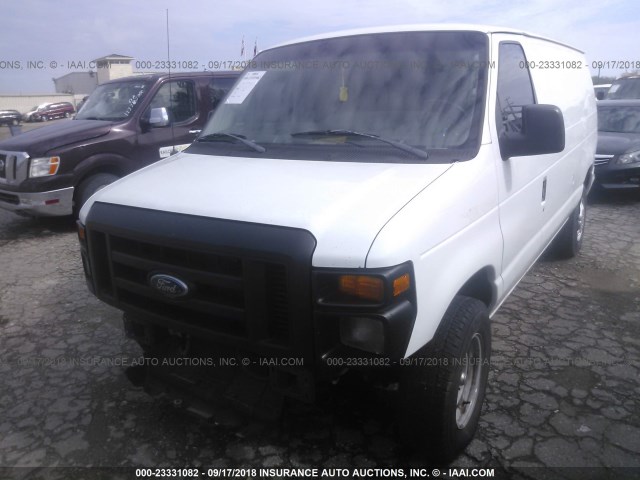 1FTNE2EL6BDB40006 - 2011 FORD ECONOLINE E250 VAN WHITE photo 2