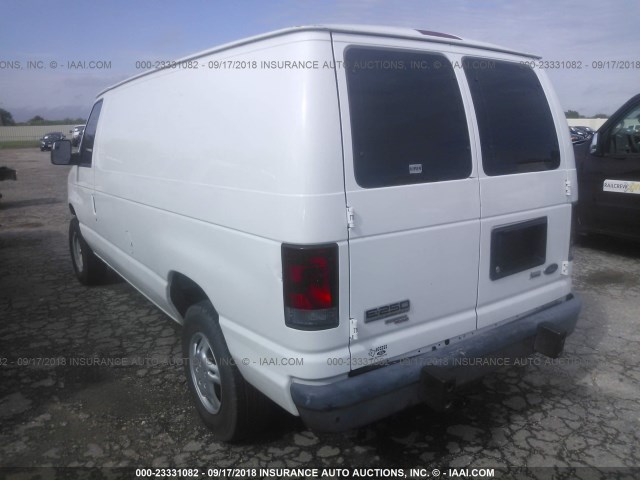 1FTNE2EL6BDB40006 - 2011 FORD ECONOLINE E250 VAN WHITE photo 3