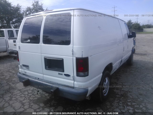 1FTNE2EL6BDB40006 - 2011 FORD ECONOLINE E250 VAN WHITE photo 4