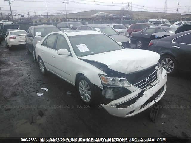 5NPEU46C19H569345 - 2009 HYUNDAI SONATA SE/LIMITED WHITE photo 1