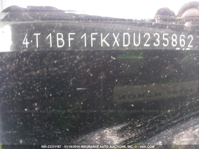 4T1BF1FKXDU235862 - 2013 TOYOTA CAMRY L/SE/LE/XLE Qara foto 9