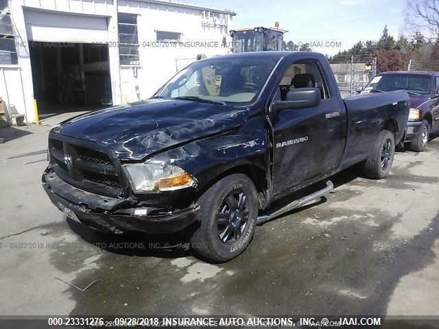 3C6JD6DP4CG194509 - 2012 DODGE RAM 1500 ST BLACK photo 2