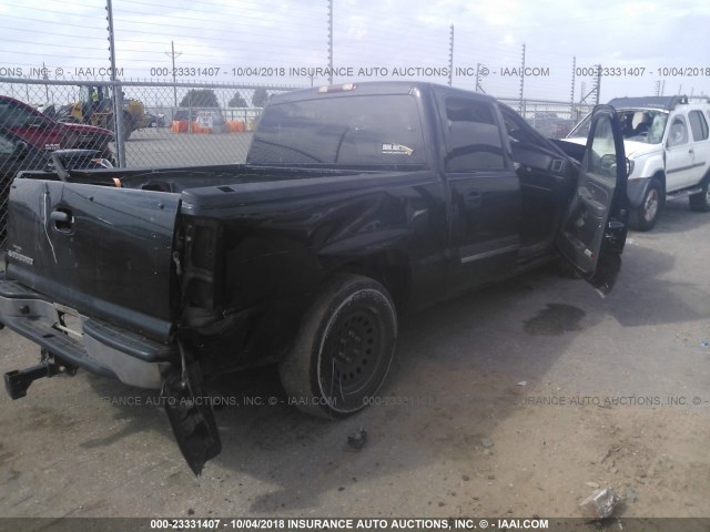 2GCEC13Z671170603 - 2007 CHEVROLET SILVERADO C1500 CLASSIC CREW CAB BLACK photo 4