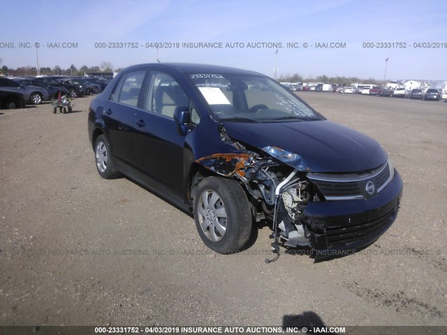 3N1BC11E18L416415 - 2008 NISSAN VERSA S/SL BLUE photo 6