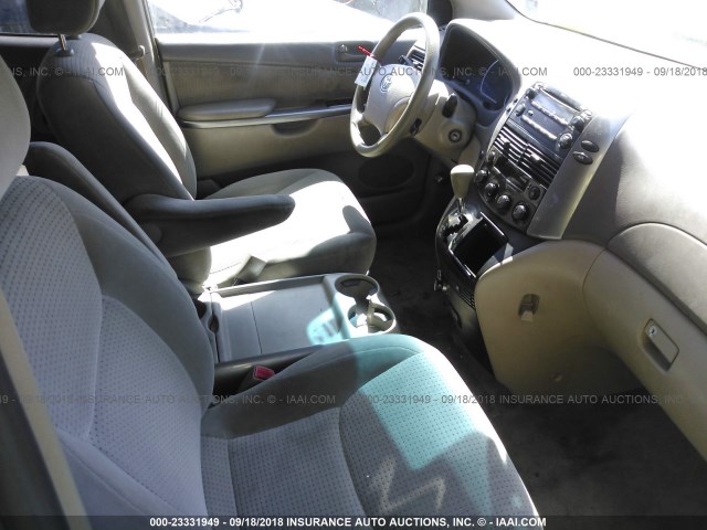 5TDZA23C66S479665 - 2006 TOYOTA SIENNA CE/LE Champagne photo 5