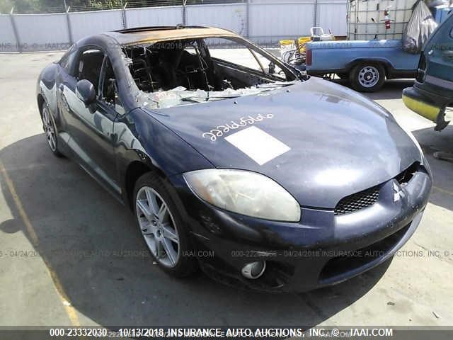 4A3AK34T07E014026 - 2007 MITSUBISHI ECLIPSE GT BLACK photo 1