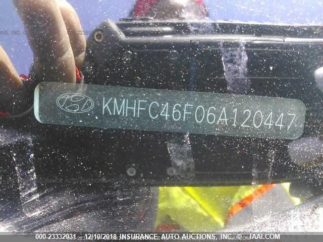 KMHFC46F06A120447 - 2006 HYUNDAI AZERA SE/LIMITED CREAM photo 9