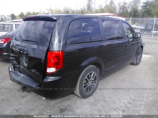 2C4RDGBG9GR164023 - 2016 DODGE GRAND CARAVAN SE BLACK photo 4