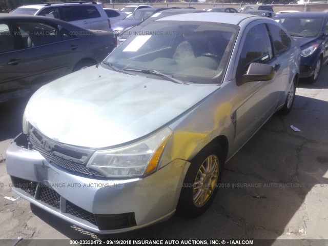 1FAHP33N98W115475 - 2008 FORD FOCUS SE/SEL/SES Light Blue photo 2