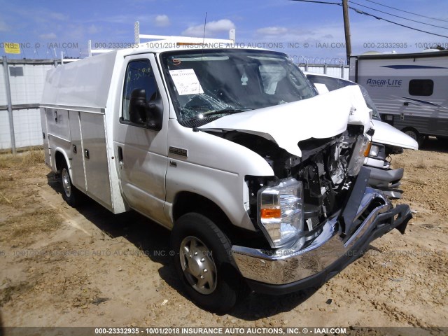 1FDWE3FL7GDC31488 - 2016 FORD ECONOLINE E350 SUPER DUTY CTWAY VAN WHITE photo 1