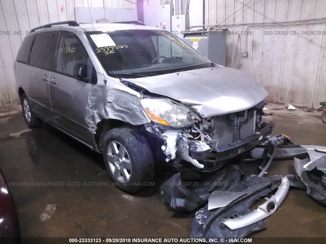 5TDZA23C66S422205 - 2006 TOYOTA SIENNA CE/LE SILVER photo 1