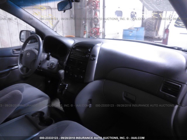 5TDZA23C66S422205 - 2006 TOYOTA SIENNA CE/LE SILVER photo 5