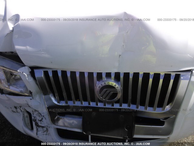 4M2CU971X8KJ39633 - 2008 MERCURY MARINER PREMIER WHITE photo 10