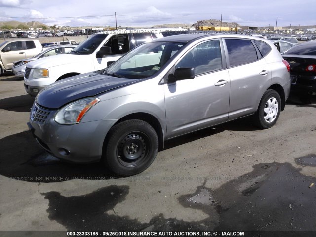 JN8AS58V28W147901 - 2008 NISSAN ROGUE S/SL GRAY photo 2