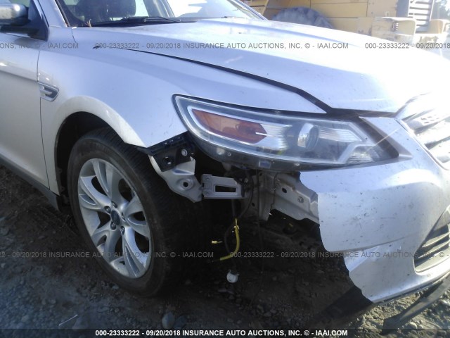 1FAHP2EW8CG130794 - 2012 FORD TAURUS SEL SILVER photo 6