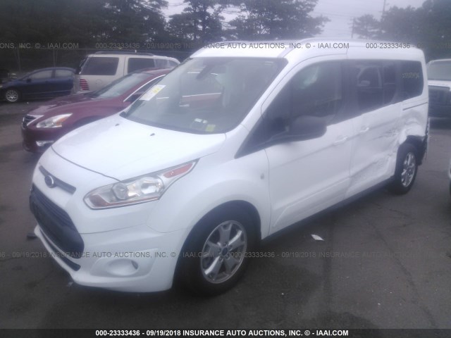 NM0GE9F73G1265585 - 2016 FORD TRANSIT CONNECT XLT WHITE photo 2