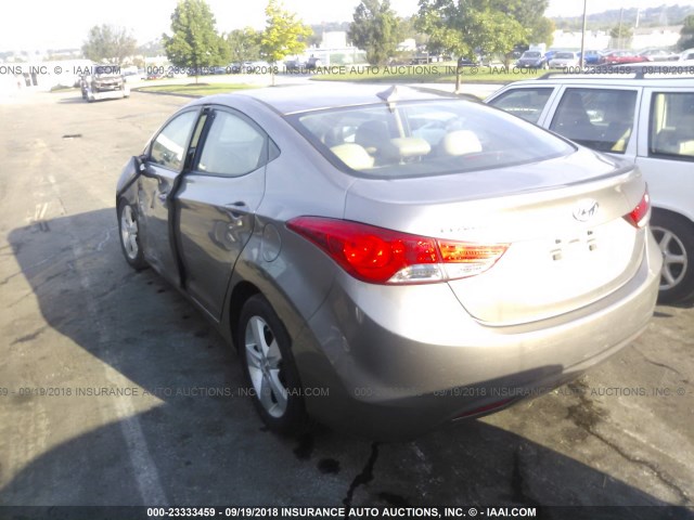 5NPDH4AE6DH396763 - 2013 HYUNDAI ELANTRA GLS/LIMITED GOLD photo 3