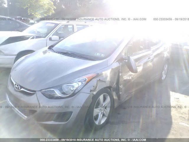 5NPDH4AE6DH396763 - 2013 HYUNDAI ELANTRA GLS/LIMITED GOLD photo 6