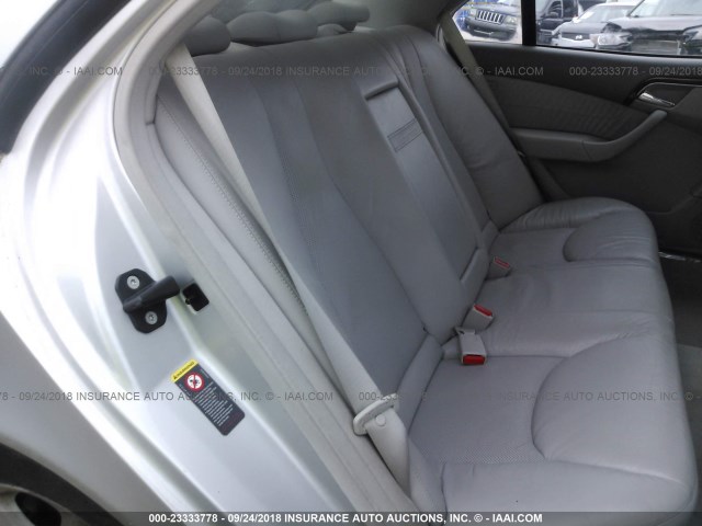 WDBNG83J85A450600 - 2005 MERCEDES-BENZ S 430 4MATIC SILVER photo 8