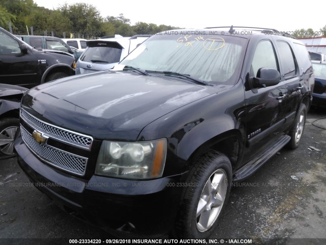 1GNFK13097J150710 - 2007 CHEVROLET TAHOE K1500 BLACK photo 2