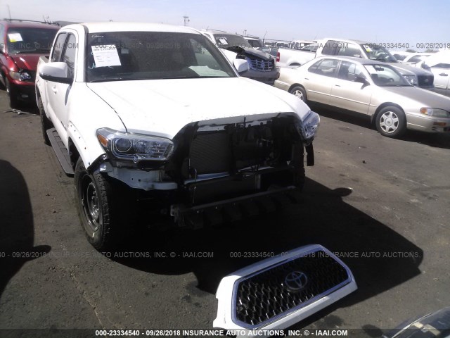 3TMCZ5AN3JM124434 - 2018 TOYOTA TACOMA DBL CAB/SR/TRDSPT/OR/PRO WHITE photo 6