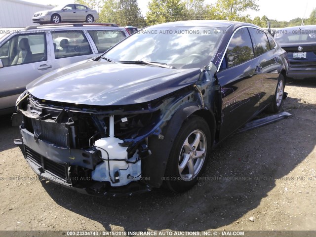 1G1ZB5ST5JF168505 - 2018 CHEVROLET MALIBU LS 蓝色 照片 2
