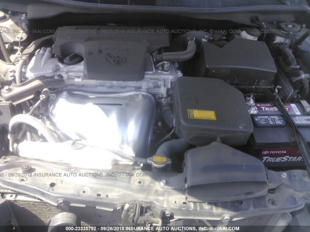 4T1BF1FKXFU040329 - 2015 TOYOTA CAMRY LE/XLE/SE/XSE შავი ფოტო 10