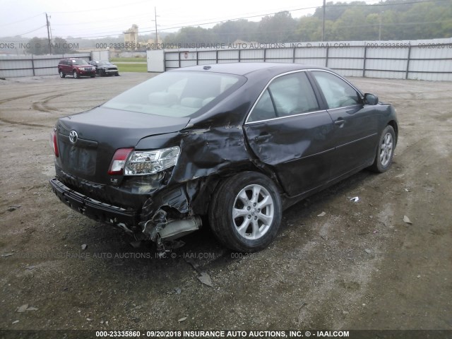 4T4BF3EK8BR141852 - 2011 TOYOTA CAMRY SE/LE/XLE GRAY photo 4