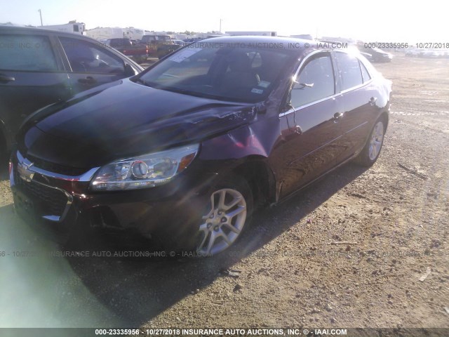 1G11C5SL3FF104934 - 2015 CHEVROLET MALIBU 1LT 栗色 照片 2