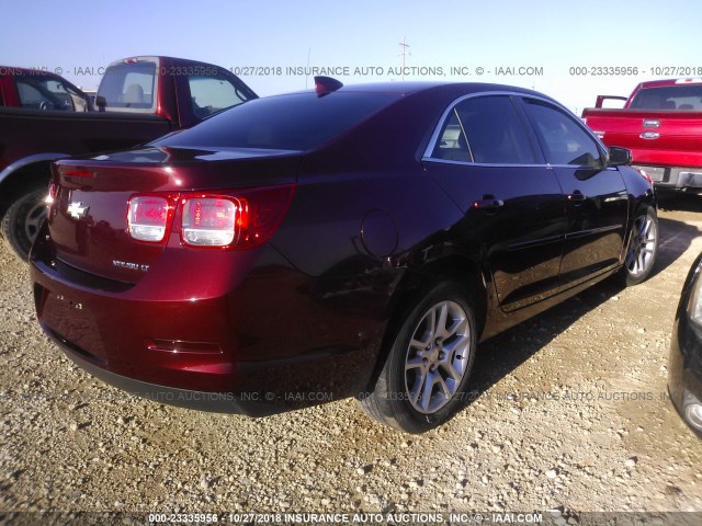 1G11C5SL3FF104934 - 2015 CHEVROLET MALIBU 1LT 栗色 照片 4