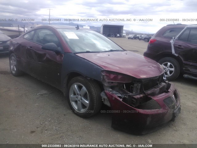 1G2ZH17N184200613 - 2008 PONTIAC G6 GT MAROON photo 1